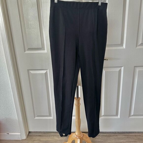 Style & Co black  Stretch stirrup pull on pants - Picture 2 of 7